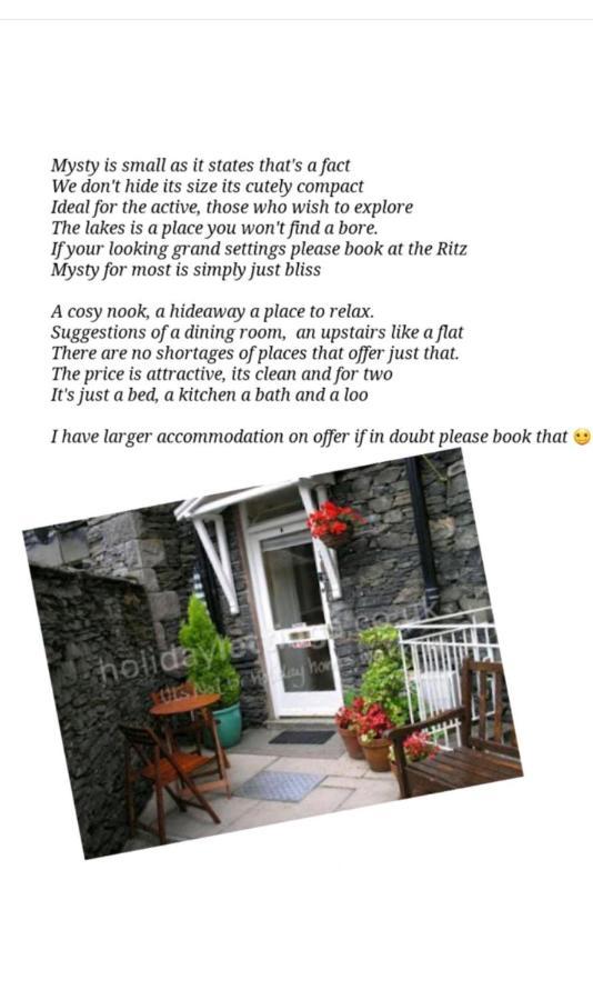 'Mysty' Studio Style Winter Deal On 3 Nights Or More Nov To Mar Windermere Dış mekan fotoğraf